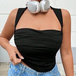 Shein Black crop top